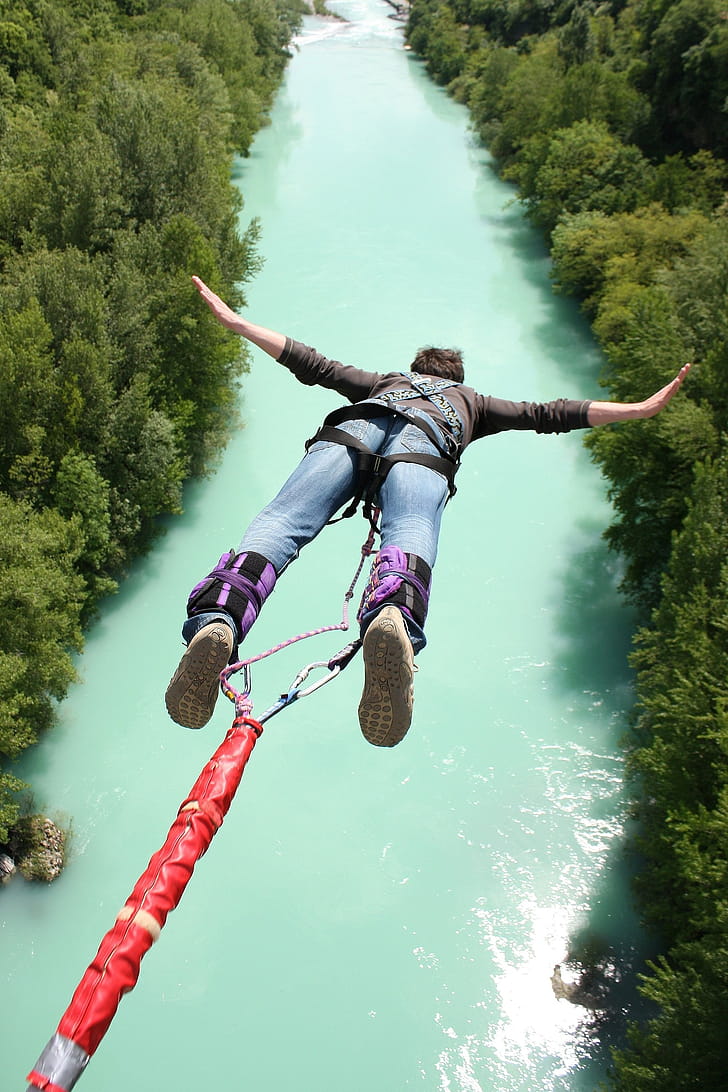 Goa, Bungee Jumping phone wallpaper