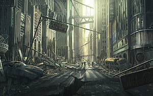 Apocalyptic , Sci-fi HQ, , wallpaper