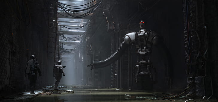 Sci Fi, robot wallpaper