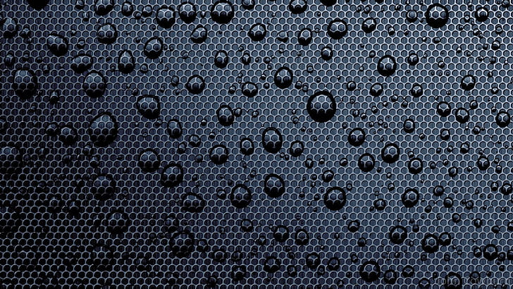 Raindrops, Honeycombs wallpaper