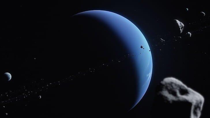 Asteroids, Neptune wallpaper