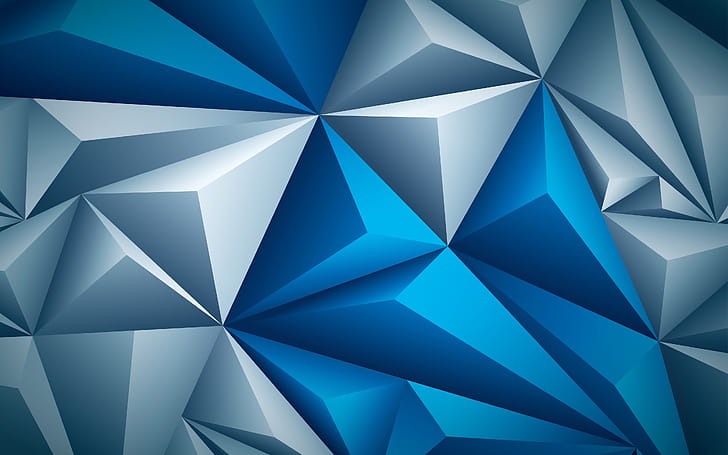 Abstract Low Poly 3d, abstract, low-poly, 3d wallpaper