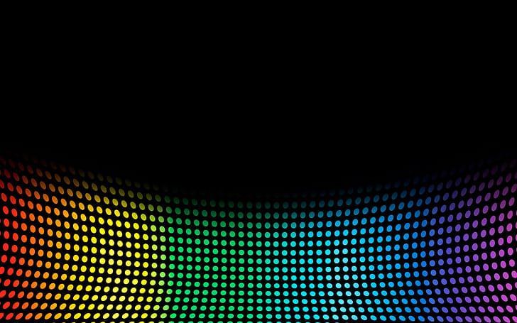 Rainbow, Dots wallpaper