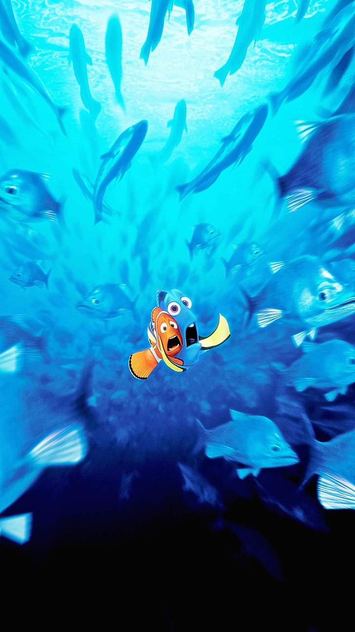 Nemo and Dory, Finding Dory phone wallpaper