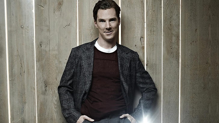 Benedict Cumberbatch, Laptop , Ryan Cunningham wallpaper