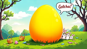Vibrant Easter Egg Delight -  Ultra, easter egg, Easter, bunny, spring wallpaper