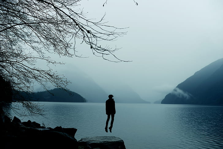 Elevating, graphy, lake wallpaper