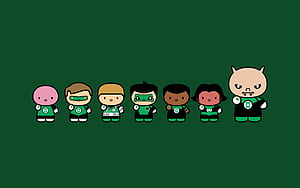 Chibi, Green Lantern wallpaper