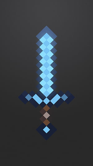 Sword, Minecraft phone wallpaper