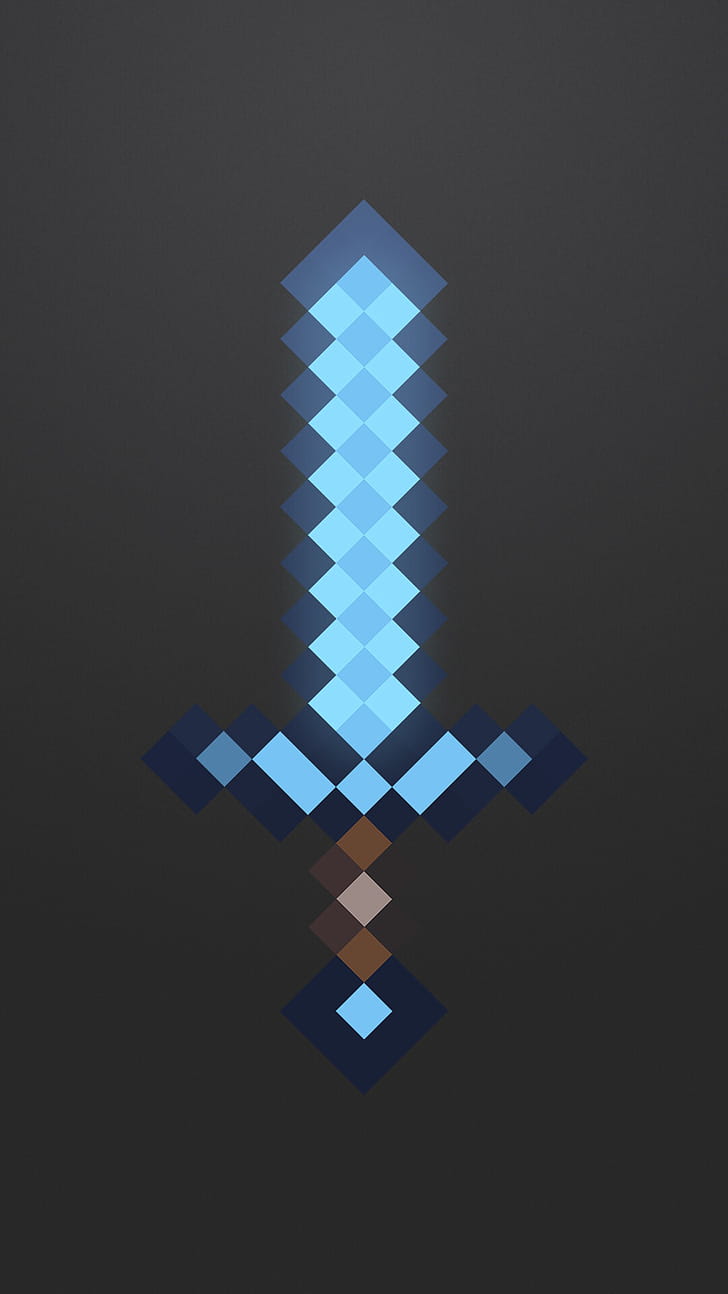 Sword, Minecraft phone wallpaper