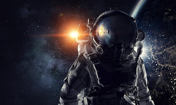 Sci-fi astronaut,  ,  quality,  experience wallpaper