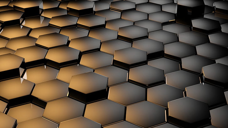 Daniel Denzer, Hexagon , Graphic design, Unique pattern wallpaper