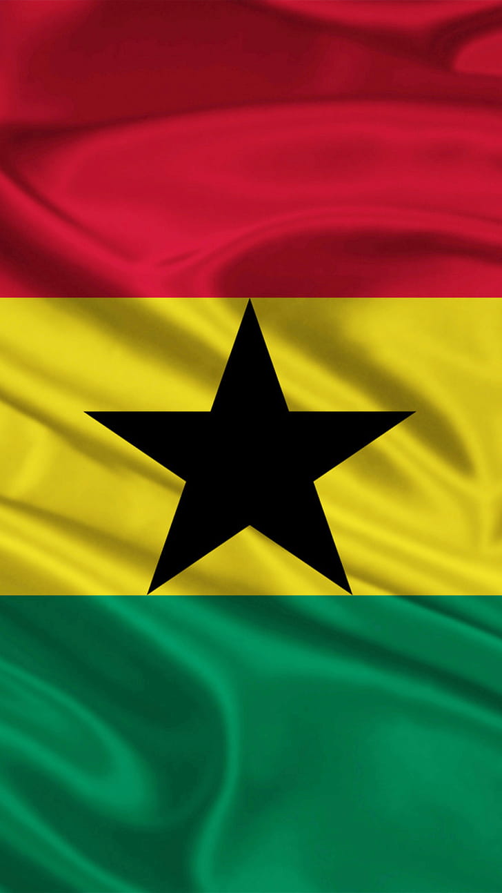 Ghana, Flags phone wallpaper
