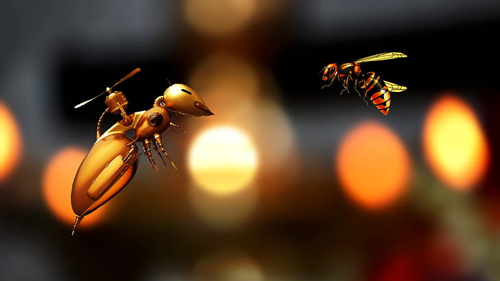 Robotic, Bees wallpaper