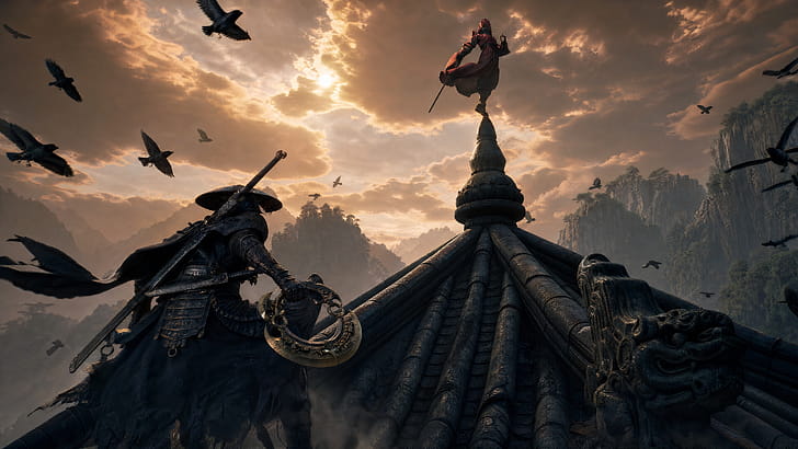 Phantom Blade Zero — Rooftop Duel (  ), Warrior wallpaper