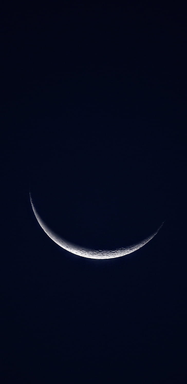 Crescent, Moon phone wallpaper
