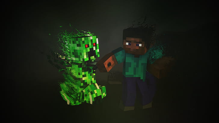 Minecraft Creeper, minecraft, games wallpaper