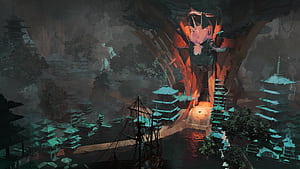 fantasy, temple wallpaper
