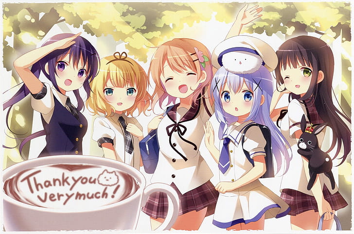 Anime, Is The Order A Rabbit? wallpaper