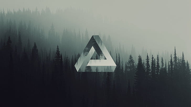 Triangular patterns, Geometric , Abstract shapes, Digital artwork wallpaper