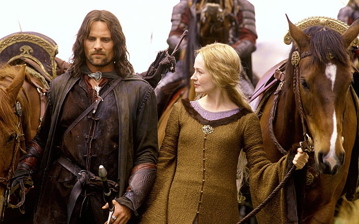 Eowyn, Aragorn wallpaper