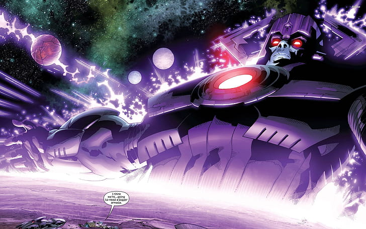 Galactus, Marvel comics, Cosmic devourer, Ultimate power wallpaper