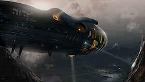 Spaceship, Sci Fi wallpaper