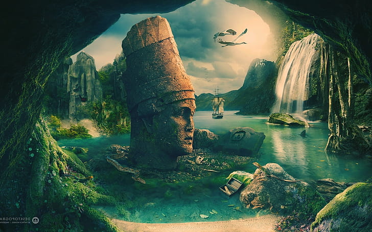 Smugglers Fall, graphics wallpaper