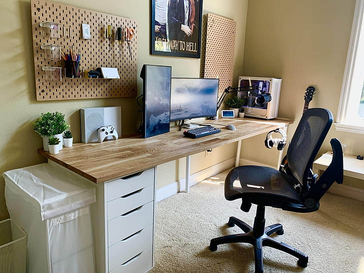 VRENA worktop, Ikea wallpaper