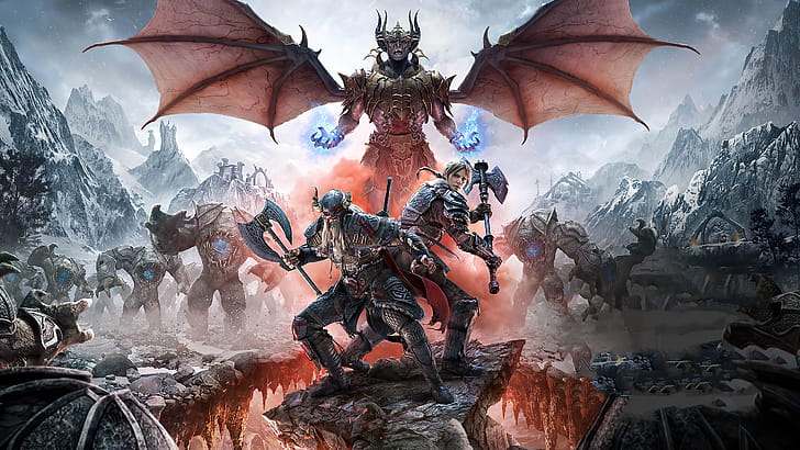 The Elder Scrolls gaming, Elder Scrolls Online, wallpaper