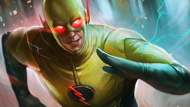 Reverse Flash Arts, reverse-flash, artwork, artist, deviantart wallpaper