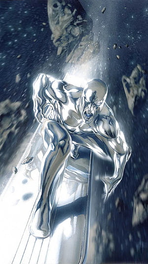 Silver Surfer , Android iPhone  backgrounds phone wallpaper