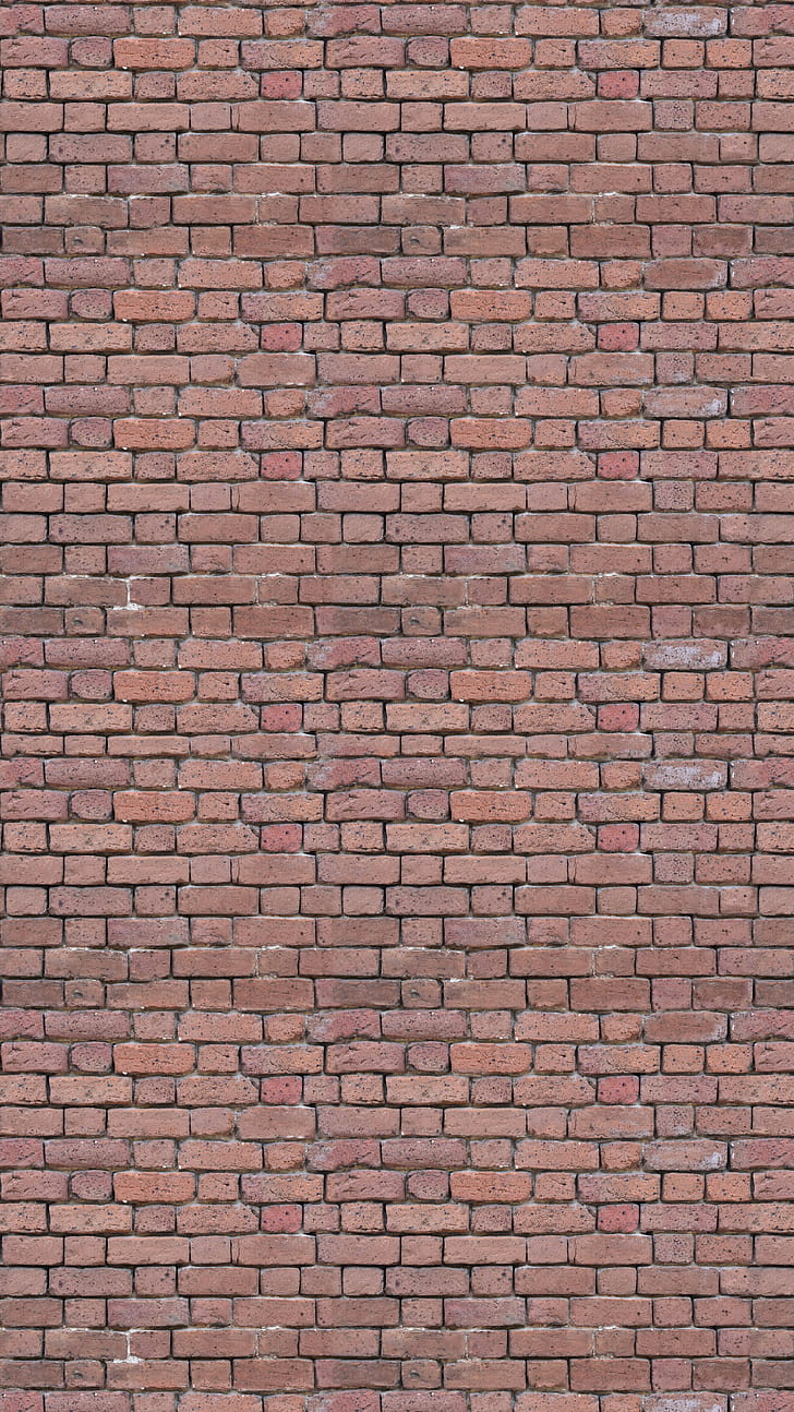 Red brick wall, Texture, , Manytextures phone wallpaper