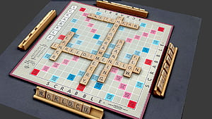 3D board model, Scrabble wallpaper