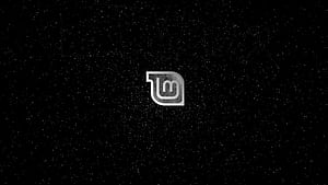 Linux Mint, Technology, Black & White, Space wallpaper