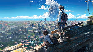 Checkpoint, anime-girl, anime-boy, anime, artist, artwork, digital-art wallpaper