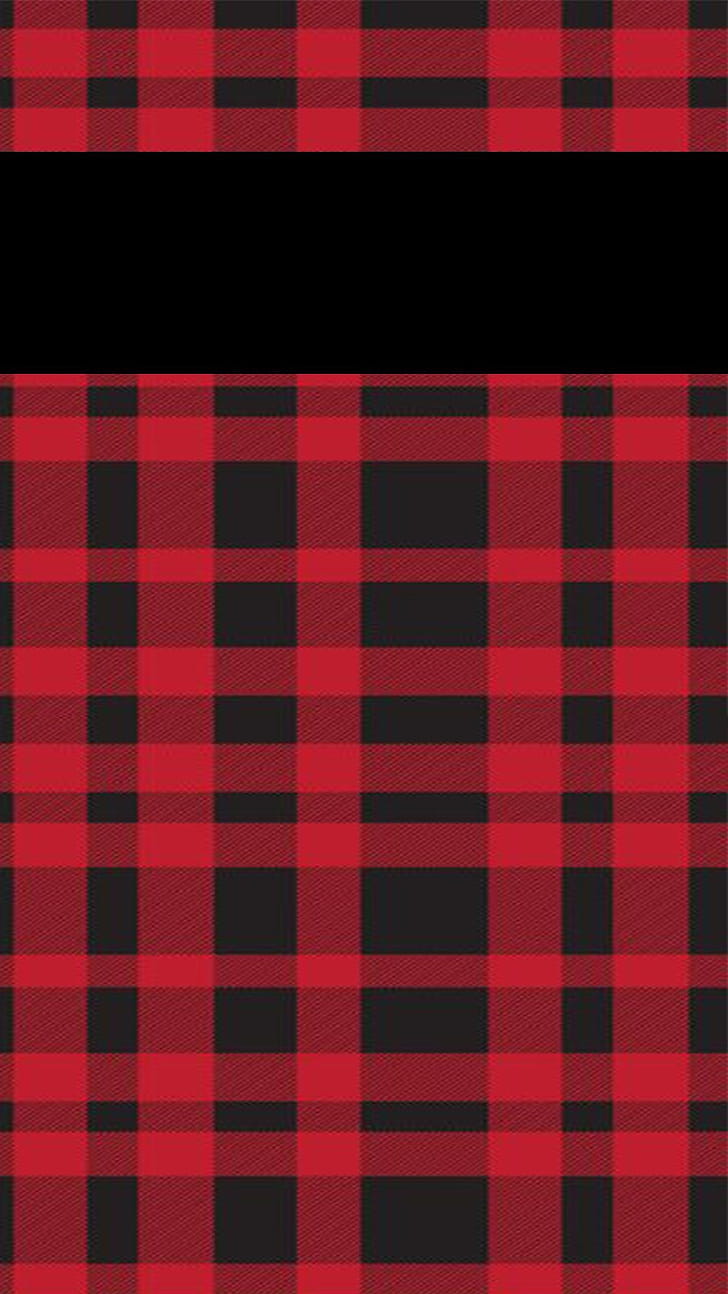 Fall plaid phone wallpaper