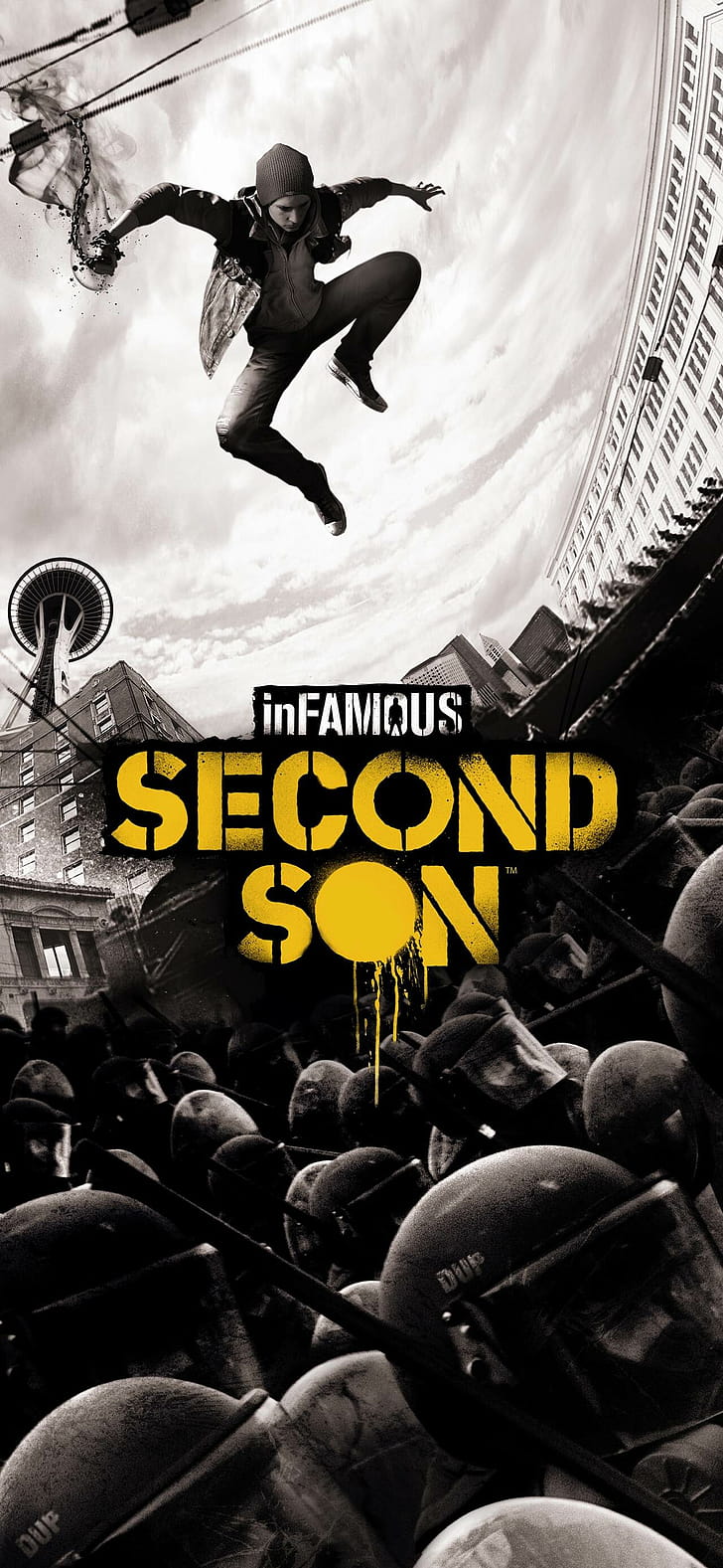 Second Son poster, inFAMOUS phone wallpaper