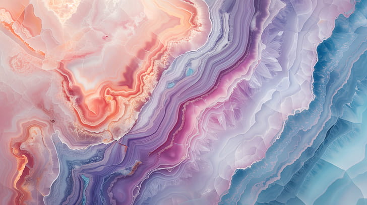 Vibrant Geode Patterns, geode, agate, Abstract, Mineral wallpaper
