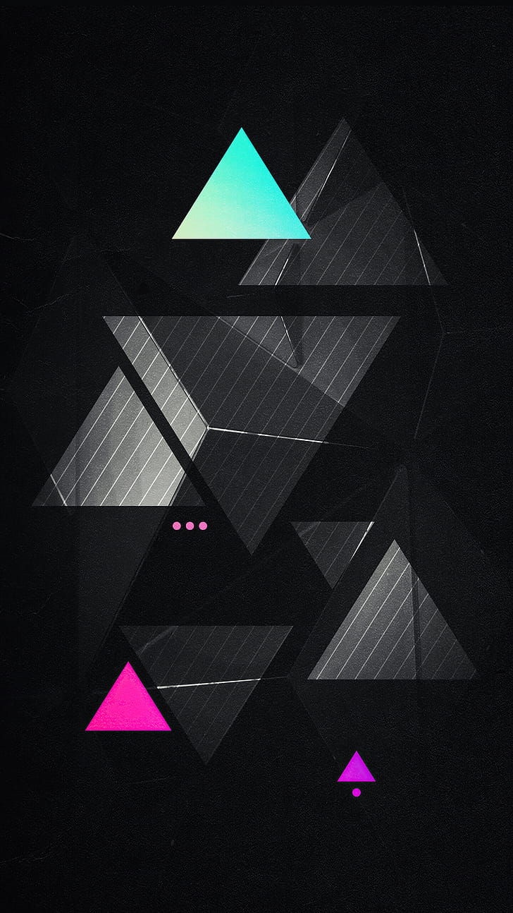 Triangular world, Samsung galaxy ,  visuals,  resolution phone wallpaper