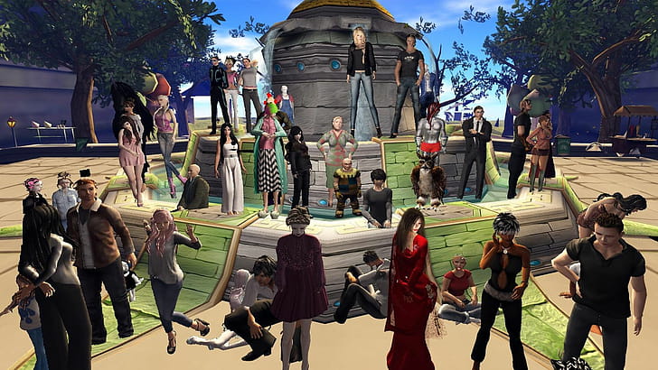 Virtual world, Endless possibilities, Second Life experience, Boundless creativity wallpaper