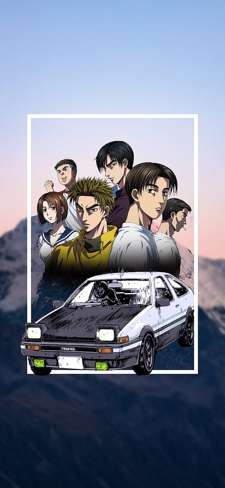 Initial D Main Characters, Anime phone wallpaper