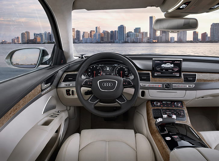 A8 Interior, Audi A8 wallpaper