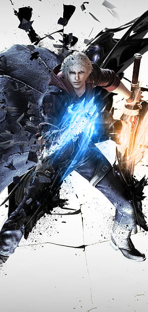 Devil May Cry 4 Nero, Devil May Cry, video game phone wallpaper