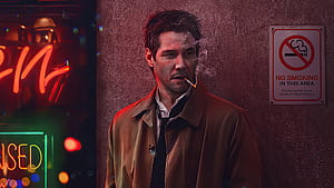 Keanu Reeves As John Constantine, keanu-reeves, movies, artist wallpaper