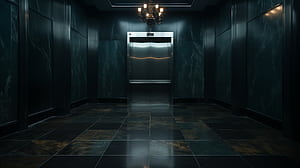 Elegant Elevator Interior, elevator wallpaper