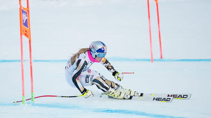 Lindsey Vonn, Skiing backgrounds,  resolution, Breathtaking visuals wallpaper