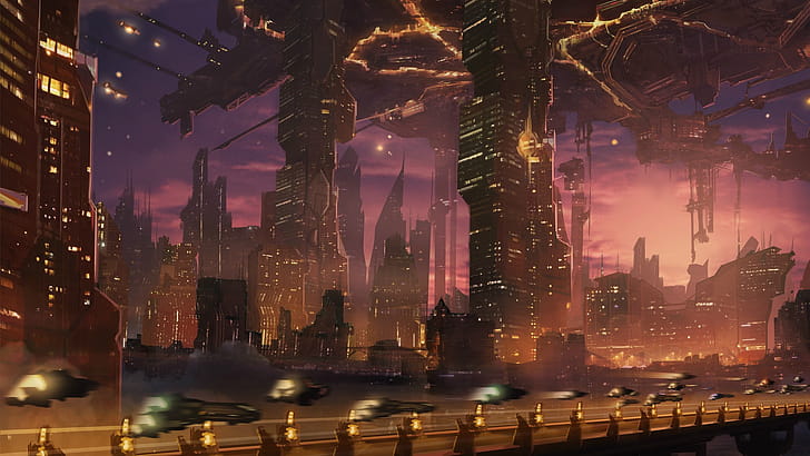 City, Sci Fi wallpaper