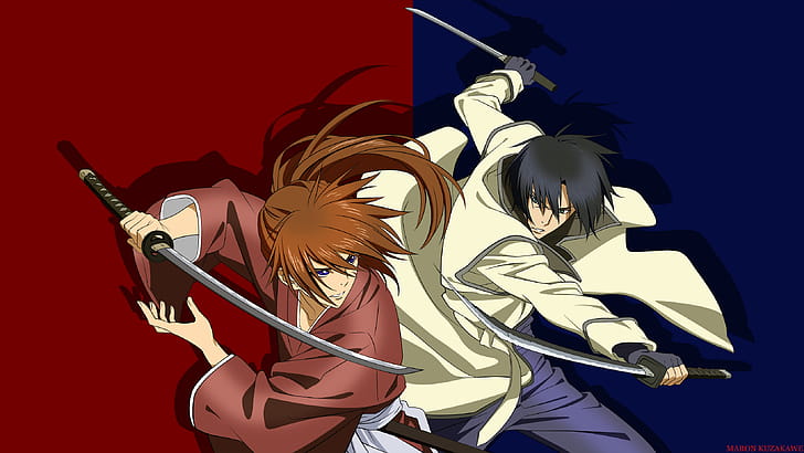 Kenshin,  , Aoshi wallpaper