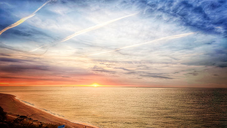 landscape, sunset wallpaper